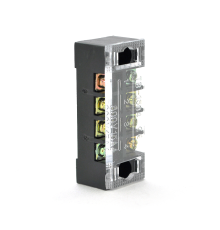 Клемна колодка 4-розрядна TB-1504 15A/600V, переріз дроту 0,5-1,5мм2, 100 шт в упаковці, ціна за штуку