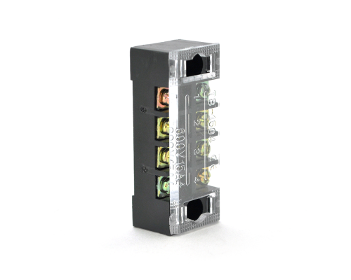 Клемна колодка 4-розрядна TB-1504 15A/600V, переріз дроту 0,5-1,5мм2, 100 шт в упаковці, ціна за штуку Клемна колодка 4-розрядна TB-1504 15A/600V, переріз дроту 0,5-1,5мм2, 100 шт в упаковці, ціна за штуку