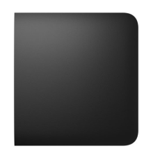 Кнопка для одноклавішного або прохідного вимикача Ajax SideButton (1-gang/2-way) black