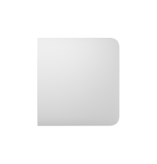 Кнопка для одноклавішного або прохідного вимикача Ajax SideButton (1-gang/2-way) white