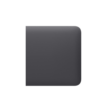Бічна кнопка для одноклавішного або прохідного вимикача Ajax SideButton (1-gang/2-way) graphite