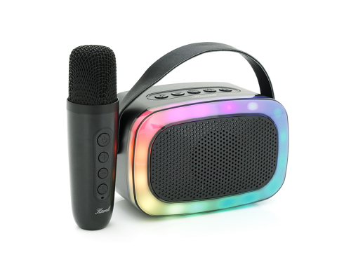 Колонка Kisonli G21 Bluetooth 5.0, 1х5W, 1800mAh, USB/TF/BT/LED/AUX, DC: 5V/1A, Black, BOX, Q45