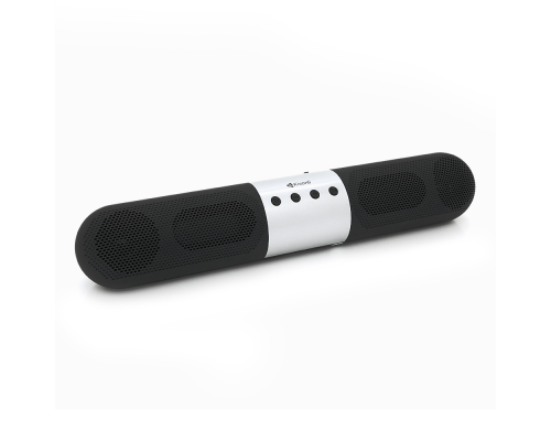 Колонка Kisonli LED-906 Bluetooth 5.0, 2х5W, 1800mAh, USB/TF/BT/FM/AUX, DC: 5V/1A, Black, BOX, Q40