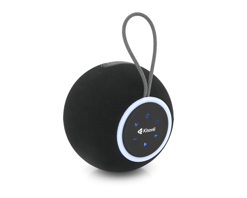 Колонки Kisonli K6 Bluetooth 5.3+EDR, 30W, 4000mAh, USB//TF/BT/TWS/AUX/RGB/AUX, DC5V/1A, 195*195*173 мм, 1.6kg
