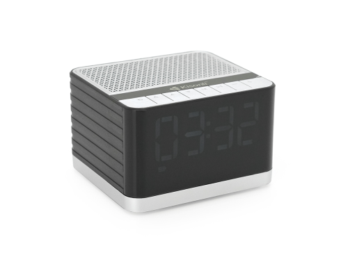 Колонка Kisonli G8 Bluetooth 5.0, 1х5W, 2000mAh, USB/TF/BT/FM/AUX/LCD/Clock, DC: 5V/1A, Black,, BOX, Q40