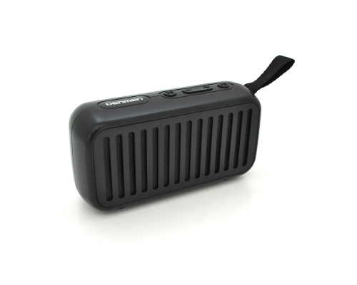 Bluetooth колонка Denmen DR08, 3W, USB, корпус паласмас, Black, BOX
