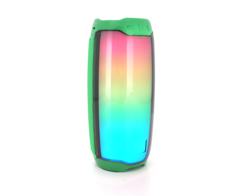 Бездротовий Bluetooth динамік PULSE 4 LED, 10W, 4000mAh, дистанція-10m, Green, Corton BOX