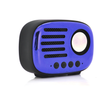 Колонка A4 Bluetooth 4.1 до 10m, 1х5W, 4Ω, 600mAh, ≥90dB, TF card/USB, DC 5V, Blue