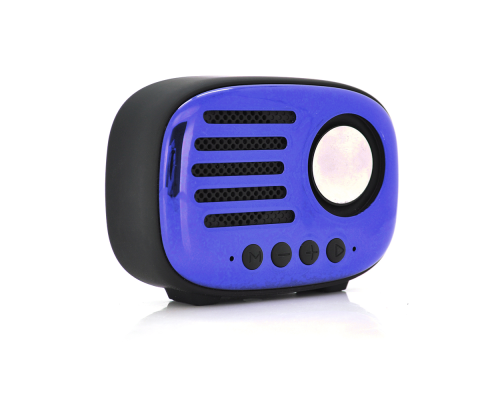 Колонка A4 Bluetooth 4.1 до 10m, 1х5W, 4Ω, 600mAh, ≥90dB, TF card/USB, DC 5V, Blue Колонка A4 Bluetooth 4.1 до 10m, 1х5W, 4Ω, 600mAh, ≥90dB, TF card/USB, DC 5V, Blue