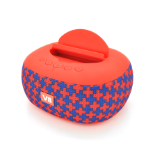 Колонка DV08 Bluetooth 4.1 до 10m, 2х5W, 4Ω, 1200mAh, ≥90dB, TF card/USB, DC 5V, Red-blue