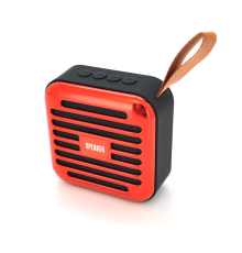 Колонка T5-S Bluetooth 4.1 до 10m, 1х3W, 4Ω, 600mAh, ≥90dB, TF card/USB, DC 5V, Red