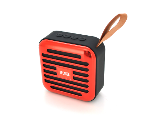 Колонка T5-S Bluetooth 4.1 до 10m, 1х3W, 4Ω, 600mAh, ≥90dB, TF card/USB, DC 5V, Red Колонка T5-S Bluetooth 4.1 до 10m, 1х3W, 4Ω, 600mAh, ≥90dB, TF card/USB, DC 5V, Red