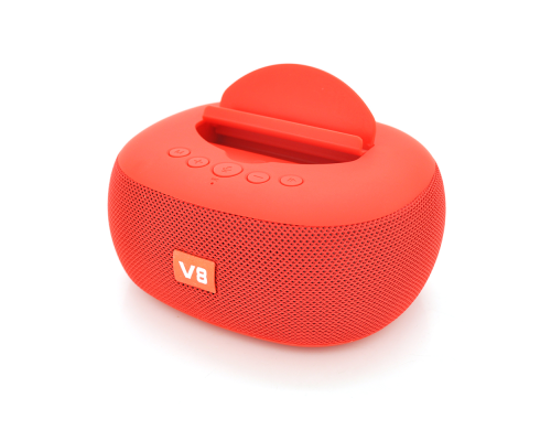 Колонка DV08 Bluetooth 4.1 до 10m, 2х5W, 4Ω, 1200mAh, ≥90dB, TF card/USB, DC 5V, Red