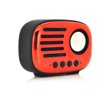 Колонка A4 Bluetooth 4.1 до 10m, 1х5W, 4Ω, 600mAh, ≥90dB, TF card/USB, DC 5V, Red