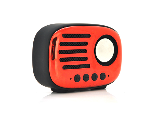 Колонка A4 Bluetooth 4.1 до 10m, 1х5W, 4Ω, 600mAh, ≥90dB, TF card/USB, DC 5V, Red