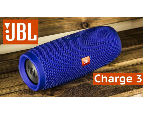 Портативна блютуз-колонка Charg 3 колонка з USB,SD,FM СИНЯ