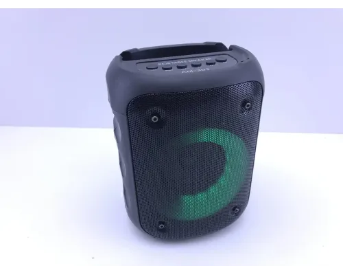 Колонка с LED- подсветкой музыкальная портативная Bluetooth AM-303 Колонка с LED- подсветкой музыкальная портативная Bluetooth AM-303
