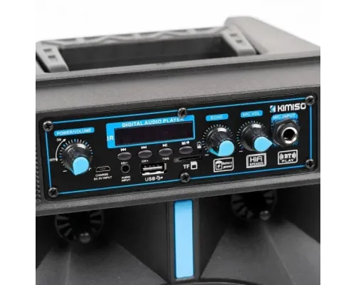 Kimiso QS-845 8" Бездротова портативна bluetooth колонка валіза з караоке