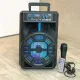 Kimiso QS-845 8" Бездротова портативна bluetooth колонка валіза з караоке