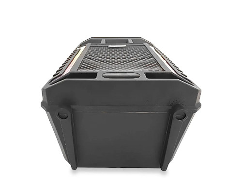 Портативна колонка Kimiso QS-627 на 10 Вт, 1200 мА/год з мікрофоном і світломузкою (USB/BT/FM)