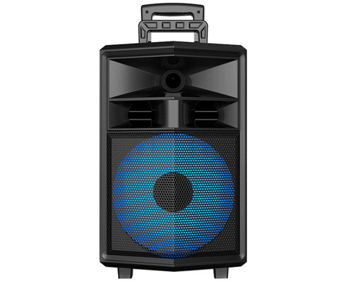 Портативна колонка ZQS-12130, Bluetooth, караоке, micro SD, мапа, aux, usb 2 мікрофони