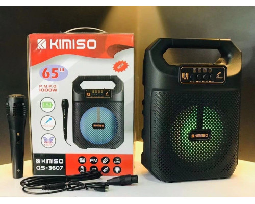 Активна підлогова колонка KIMISO QS-3607 з мікрофоном