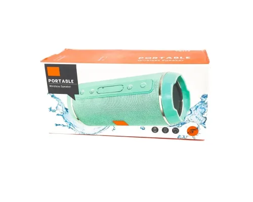 Колонка портативная T&G TG116 Bluetooth FM бирюзовый Колонка портативная T&G TG116 Bluetooth FM бирюзовый