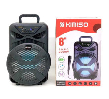 Kimiso новый QS-1805 8-дюймовый портативный динамик высокой мощности с проводным микрофоном уличный динамик