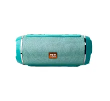 Колонка портативная T&G TG116 Bluetooth FM бирюзовый