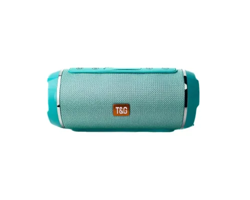 Колонка портативная T&G TG116 Bluetooth FM бирюзовый Колонка портативная T&G TG116 Bluetooth FM бирюзовый