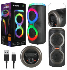 Акумуляторна Bluetooth колонка міні валіза з підсвіткою MS-3637BT FM-радіо