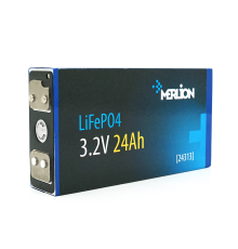 Осередок Merlion 3.2V 24AH для збирання LiFePo4 акумуляторів, (70х27х134) мм, Q18