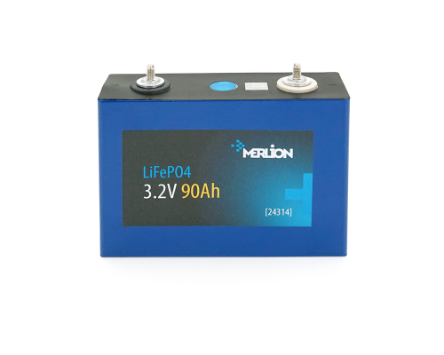 Осередок Merlion 3.2V 90AH для збирання LiFePo4 акумуляторів, (160х50х115(133)) мм, Q5 Осередок Merlion 3.2V 90AH для збирання LiFePo4 акумуляторів, (160х50х115(133)) мм, Q5