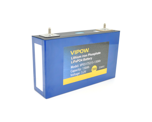 Осередок Vipow 3.2V 130AH для складання LiFePo4 акумуляторів, (113 x 50 x 194) мм, Q5 Осередок Vipow 3.2V 130AH для складання LiFePo4 акумуляторів, (113 x 50 x 194) мм, Q5