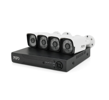 Комплект відеоспостереження Outdoor 007-4-2MP Pipo (4 вуличні камери, кабелі, блок живлення, відеореєстратор APP-Xmeye)