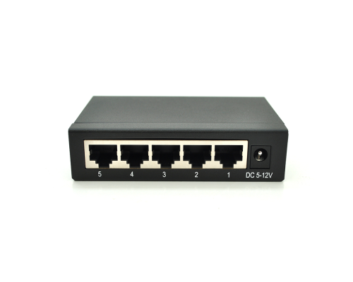 Комутатор Dinkia DS-1005P 5 портів Ethernet 10/100 Мбіт / сек, без БЖ, BOX