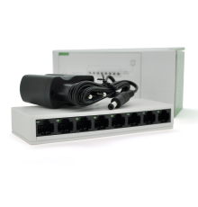 Комутатор PIX-LINK LV-SW08 8 портів Ethernet 10/100 Мбіт/сек, BOX Q100
