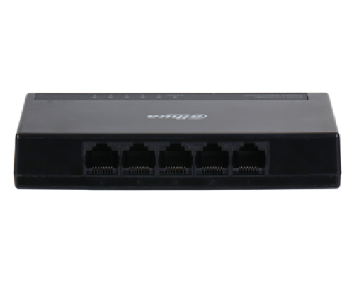 Комутатор Dahua DH-PFS3005-5GT-L 5 портів Ethernet 10/100 Мбіт/1000 Мбіт/сек, BOX Q20 Комутатор Dahua DH-PFS3005-5GT-L 5 портів Ethernet 10/100 Мбіт/1000 Мбіт/сек, BOX Q20