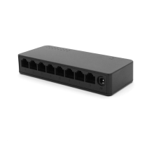 Комутатор Merlion MG1008 8 портів Ethernet 10/100/1000 Мбіт/сек. пластик DC 5V. Блок живлення у комплекті