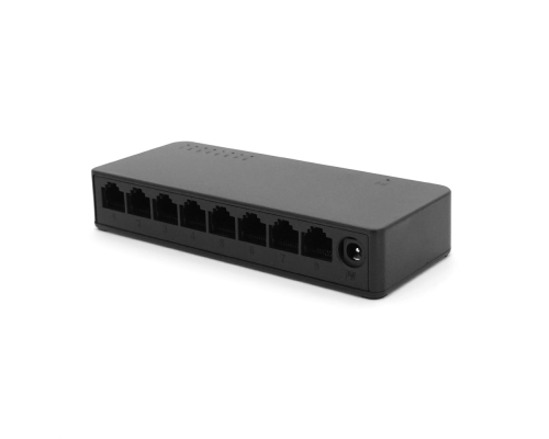 Комутатор Merlion MG1008 8 портів Ethernet 10/100/1000 Мбіт/сек. пластик DC 5V. Блок живлення у комплекті
