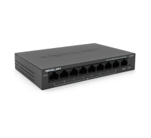 Комутатор POE Mercury MS09CPS з 8 портами POE + 1 порт UP-Link 100Мбіт, БП в комплекті, Q18
