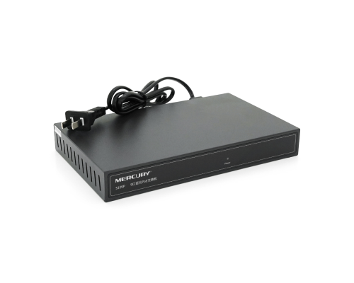 Комутатор POE 48V Mercury S109P 8 портів POE + 1 порт Ethernet (Uplink) 10/100 Мбіт/сек, БП в комплекті, BOX Q200 (285*223*68) 0,97 кг (216*131*30)