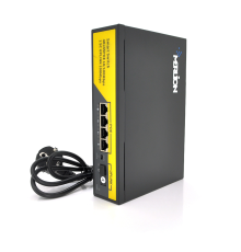 POE комутатор Merlion 4 POE 10/100 + 1Single Fiber Tx1310nm 20km + вбудований блок живлення 52V 1.38A