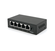 POE комутатор Merlion 4 POE 10/100+1 RJ45 10/100 зовнішній блок живлення 52V 0,92A