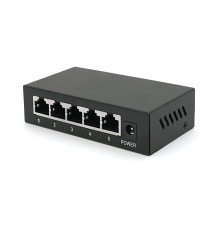 POE комутатор Merlion 4 POE 10/100+1 RJ45 10/100 зовнішній блок живлення 52V 0,92A
