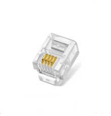 Конектор RITAR RJ-12 6P4C UTP Cat-3 (100 шт / уп.) Q200