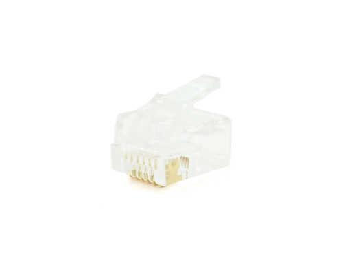 Коннектор PiPo RJ-12 6P6C UTP Cat-3 (100 шт / уп.) Q10