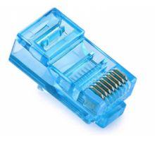 Конектор Ritar RJ-45 8P8C UTP Cat-5 (100 шт / уп.) Q100 Blue в тубі