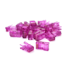 Конектор Ritar RJ-45 8P8C UTP Cat-5 (100 шт / уп.) Q100 Violet