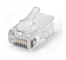 Конектор RITAR PREMIUM RJ-45 8P8C Cat-5 (100 шт / уп.) Q100 (позолочені контакти)